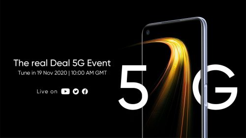 Resmi : Realme 7 5G, 19 Kasım’da Avrupa’da görücüye çıkacak