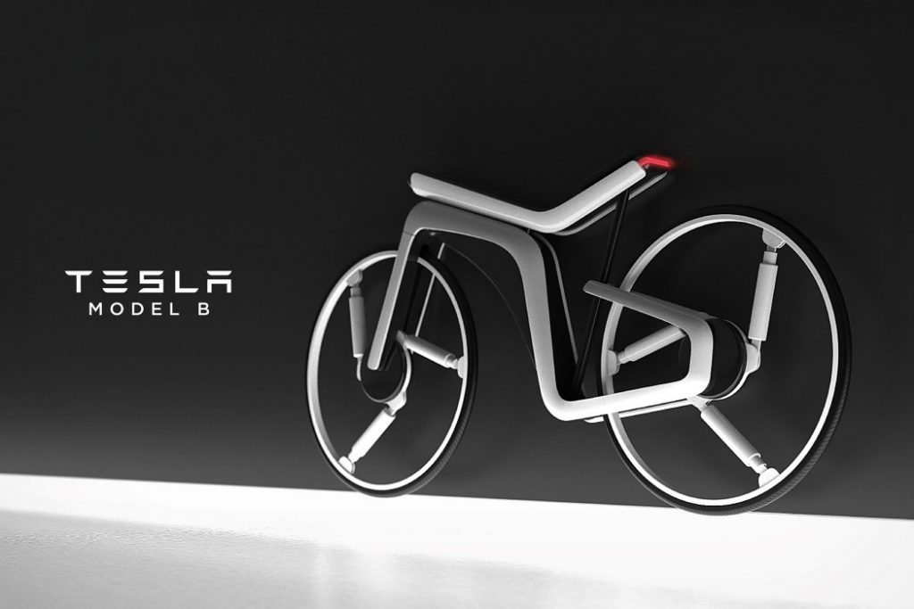 Otomatik pilotlu bir bisiklet mi? Tasarımcı Tesla için iki tekerlekli bir ulaşım projesi önerdi.