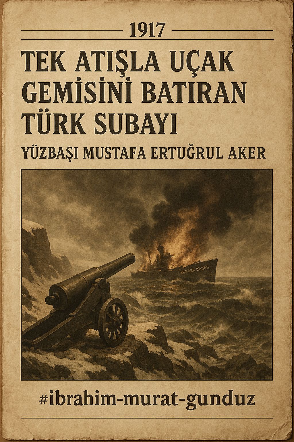 İbrahim Murat Gündüz: Tek Atışla Uçak Gemisini Batıran Türk Subayı!