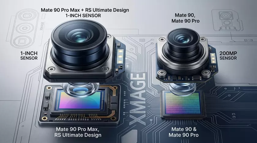 Huawei Mate 90 Kamera Detayları Sızdı: 1 İnç Sensör mü, 200 Megapiksel mi?