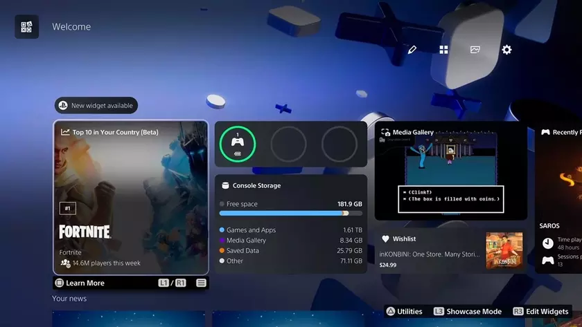 PS5’e Yeni Trend Widget’ı Geliyor: Bölgenizdeki En Popüler Oyunları Gösterecek